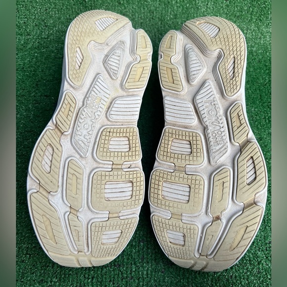 HOKA ONE ONE Blue Bondi 6 Sneakers Shoes Mens Sz 10.5 Running Walking pre-owned - Picture 3 of 16